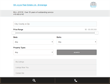 Tablet Screenshot of billjoyce.com